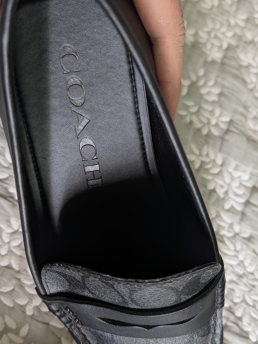 ORIGINAL Coach Men’s Black Mott Driver Sig   style FG2983 - Picture 8 of 14